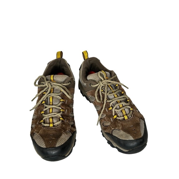 Merrell Men’s Ridgepass Trail/Hiking/Walking Shoes in Boulder/Old Gold Sz 10 - Picture 3 of 15